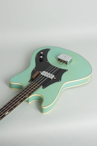 Kay Model K-5925 Semi-Hollow Body Electric Bass Guitar (1967)