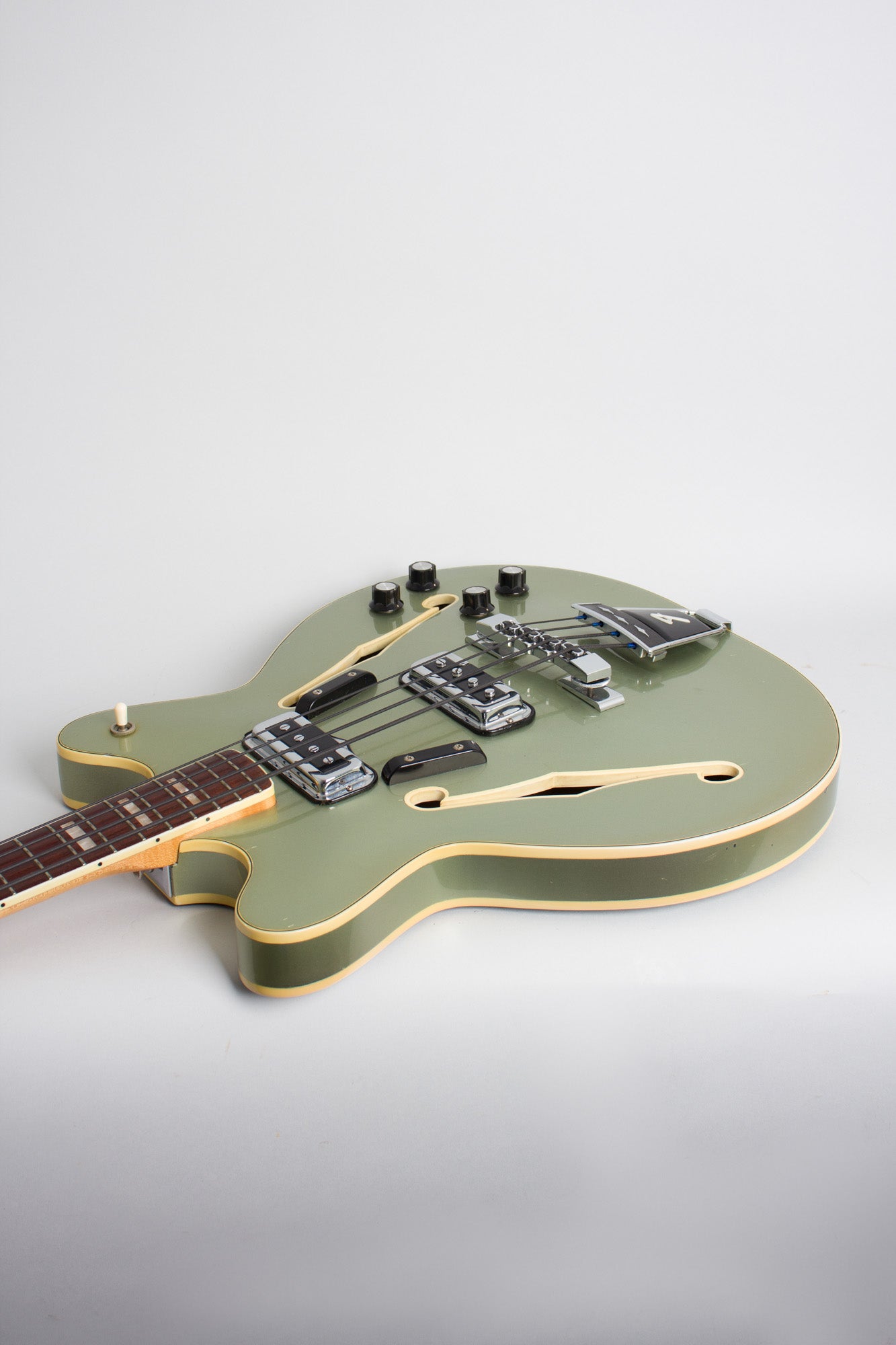 Fender Coronado Bass II Hollow Body Electric Bass Guitar (1967)