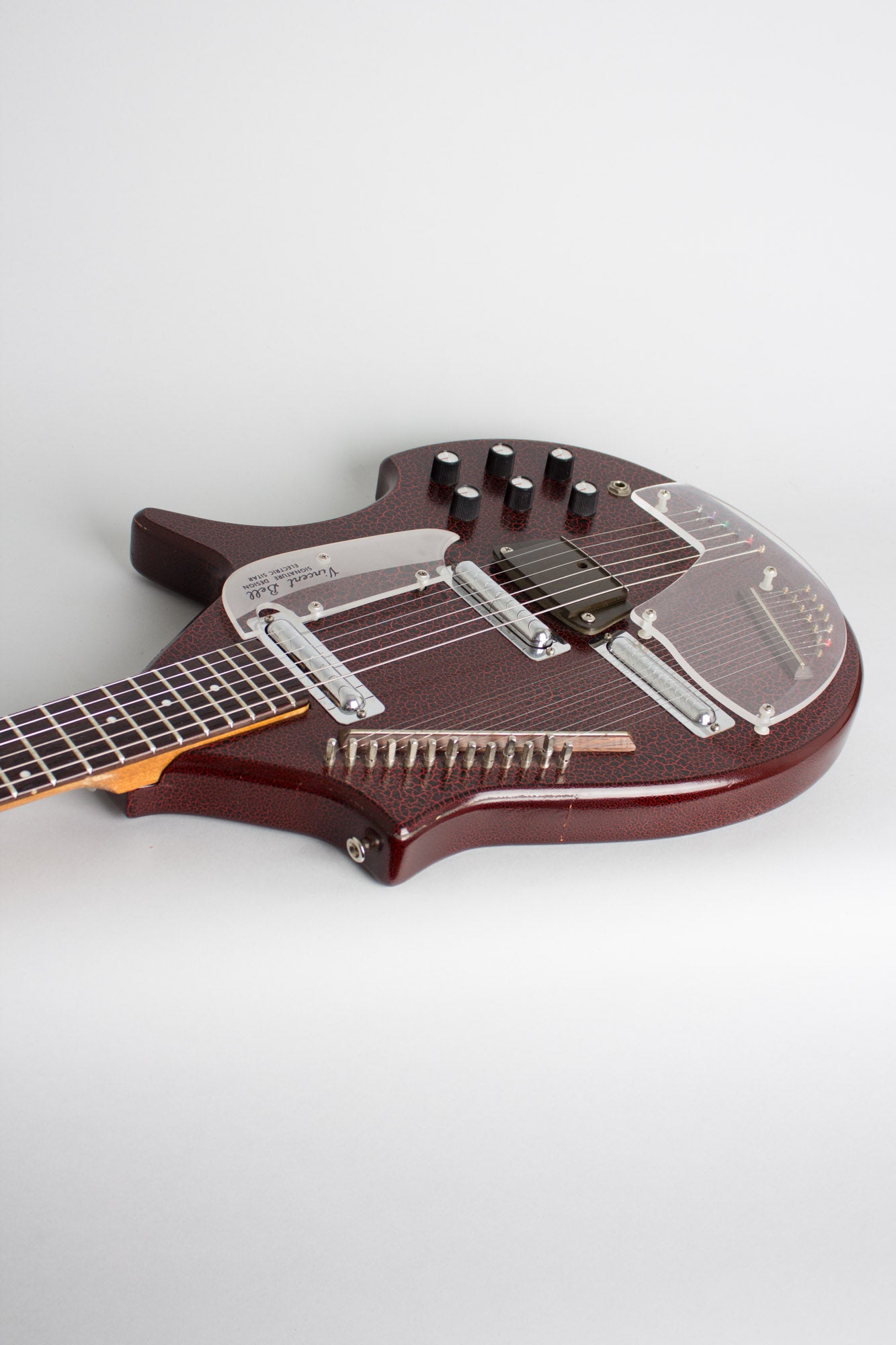 Danelectro Coral Sitar Semi-Hollow Body Electric Guitar (1967)