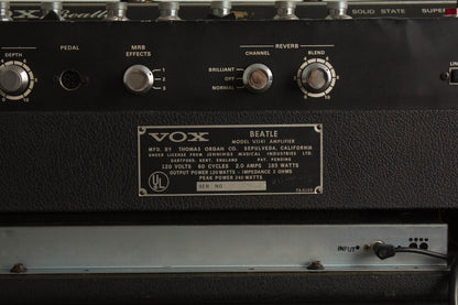 Vox Beatle/Super Beatle Solid State *LOCAL PICKUP ONLY* Head and Cabinet Amplifier (1967)