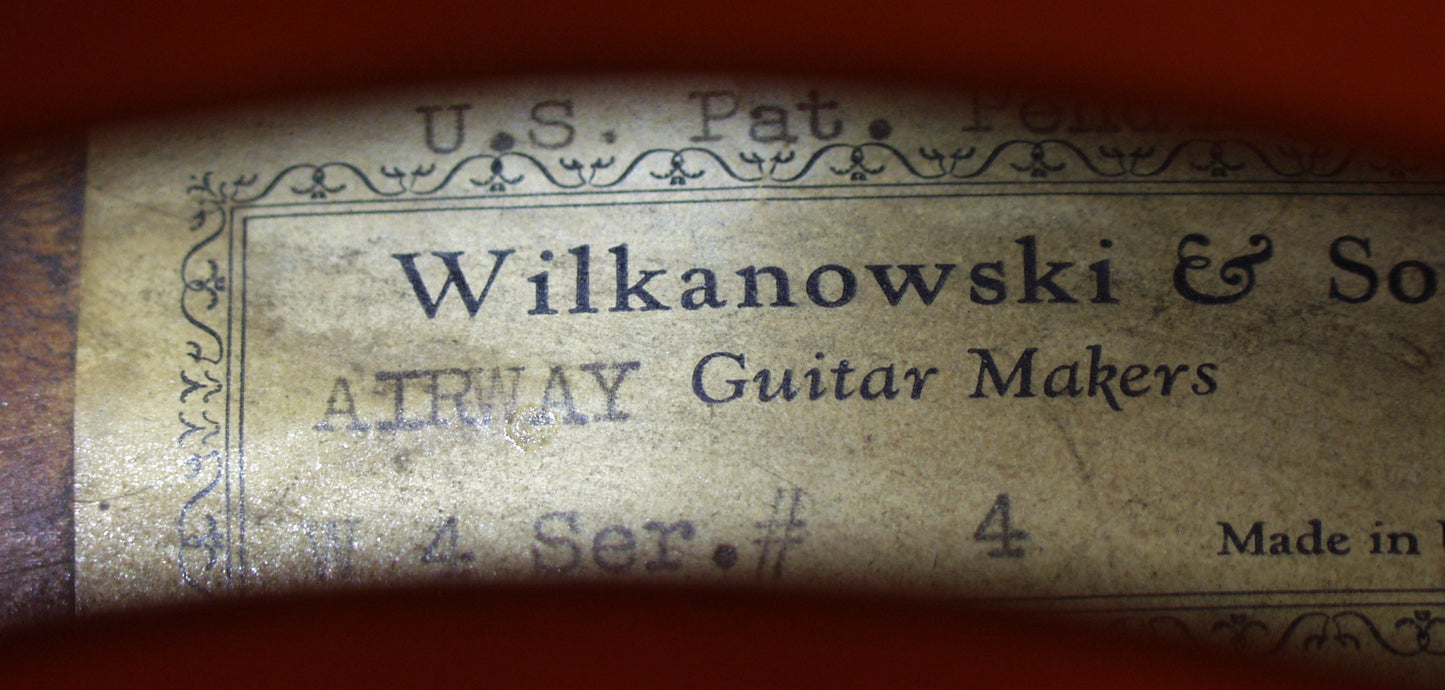 Wilkanowski Airway W-4 Arch Top Acoustic Guitar (1940)