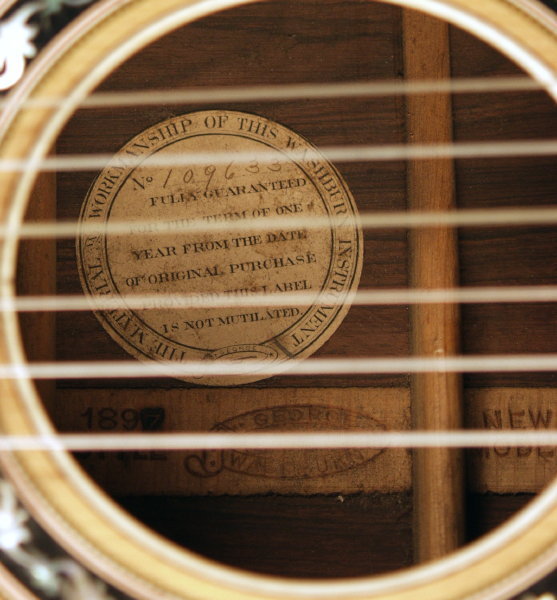 Washburn Style 245 Flat Top Acoustic Guitar (1900)