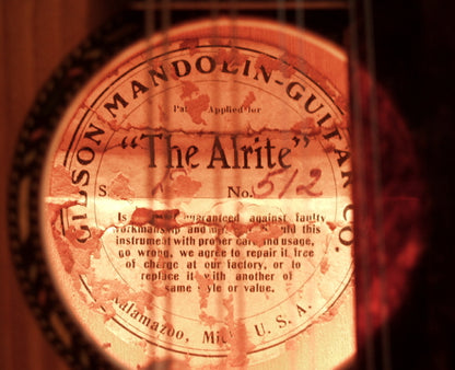 Gibson Alrite Style D Flat Top Mandolin (1917)