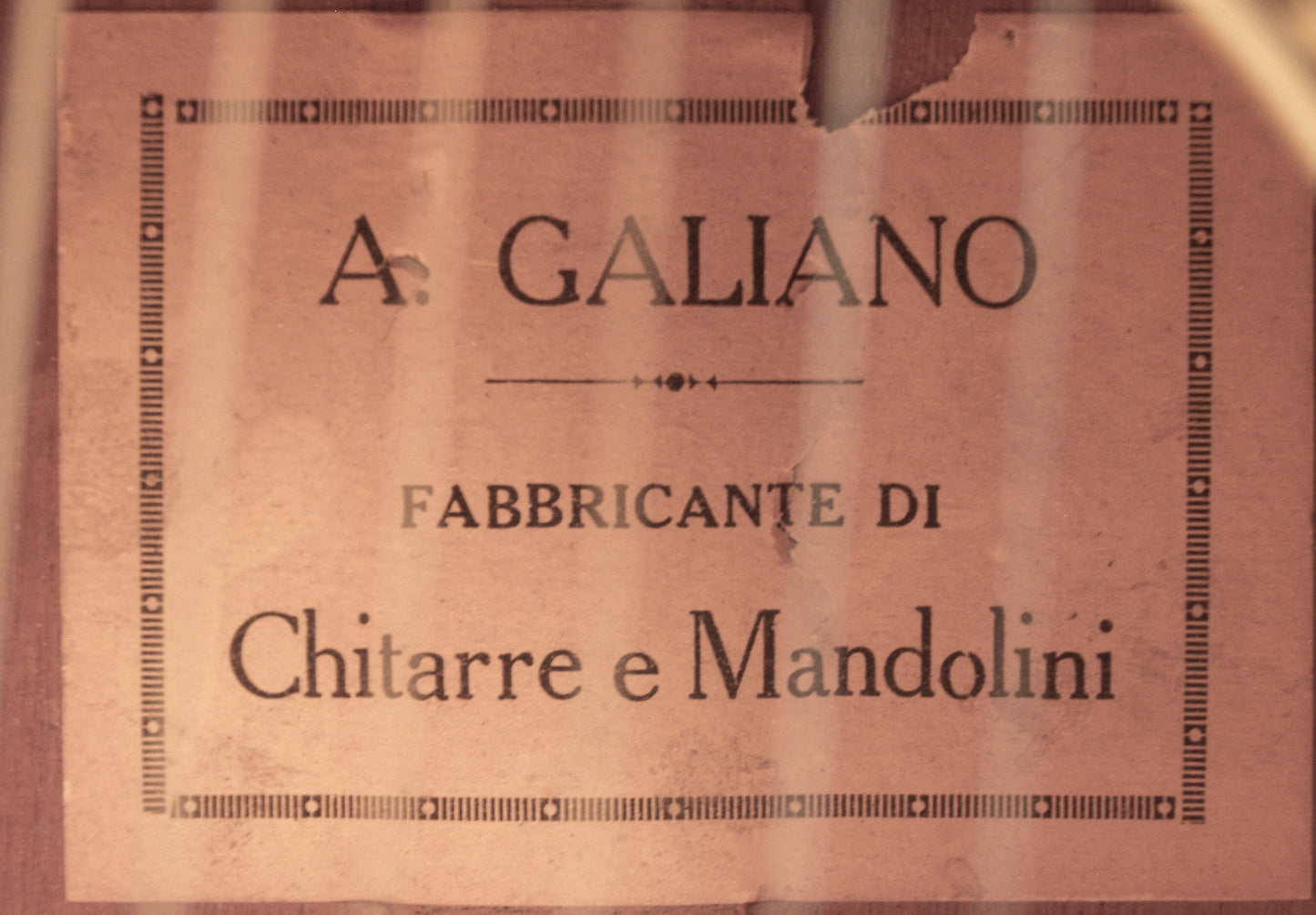 A. Galiano Concert Size Flat Top Acoustic Guitar (1925)