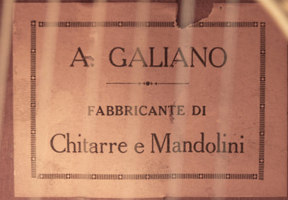 A. Galiano Concert Size Flat Top Acoustic Guitar (1925)