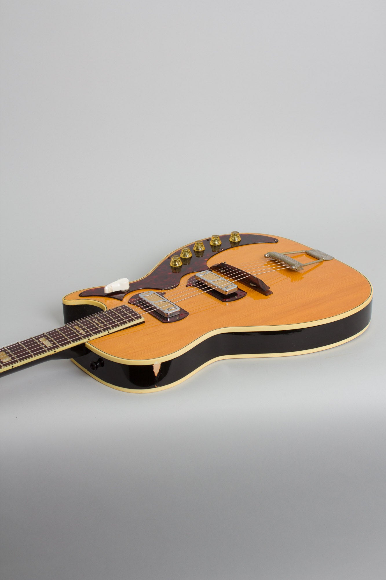 Harmony Stratotone Jupiter Semi-Hollow Body Electric Guitar (1961)