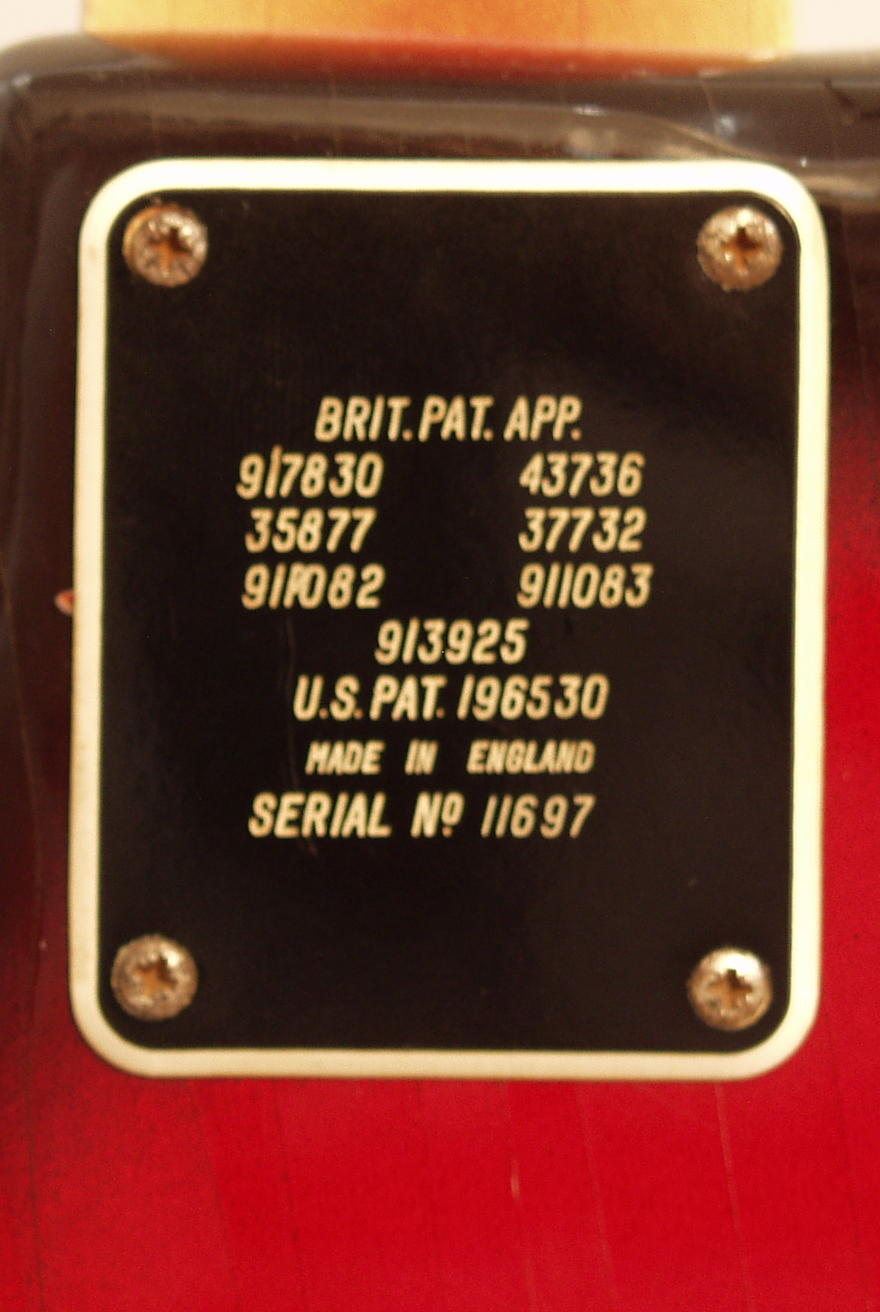 Burns Ampeg Jazz Split Sound Solid Body Electric Guitar (1964)