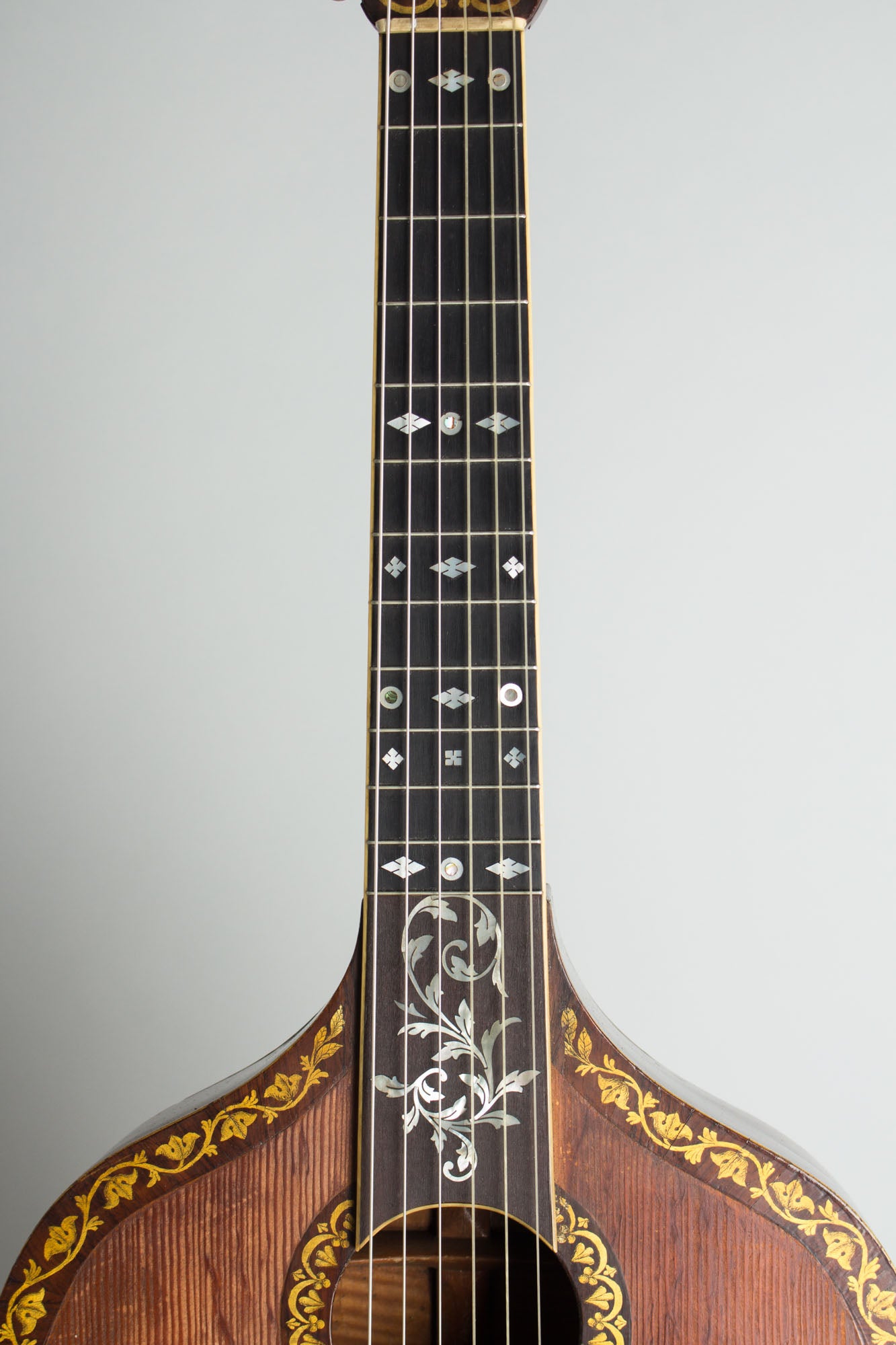 Emilius Nicolai Scherr Patent Harp Guitar Guitar (1825)