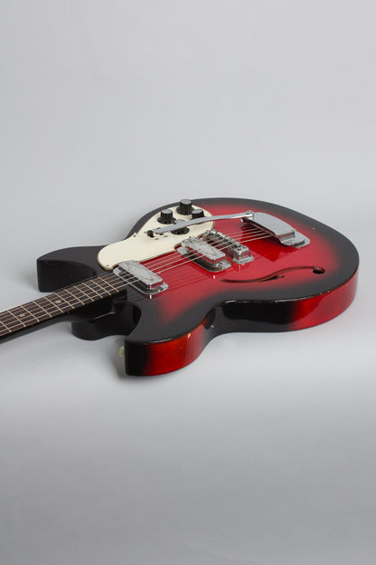 Harmony Silvertone Model 1453 Thinline Hollow Body Electric Guitar (1968)
