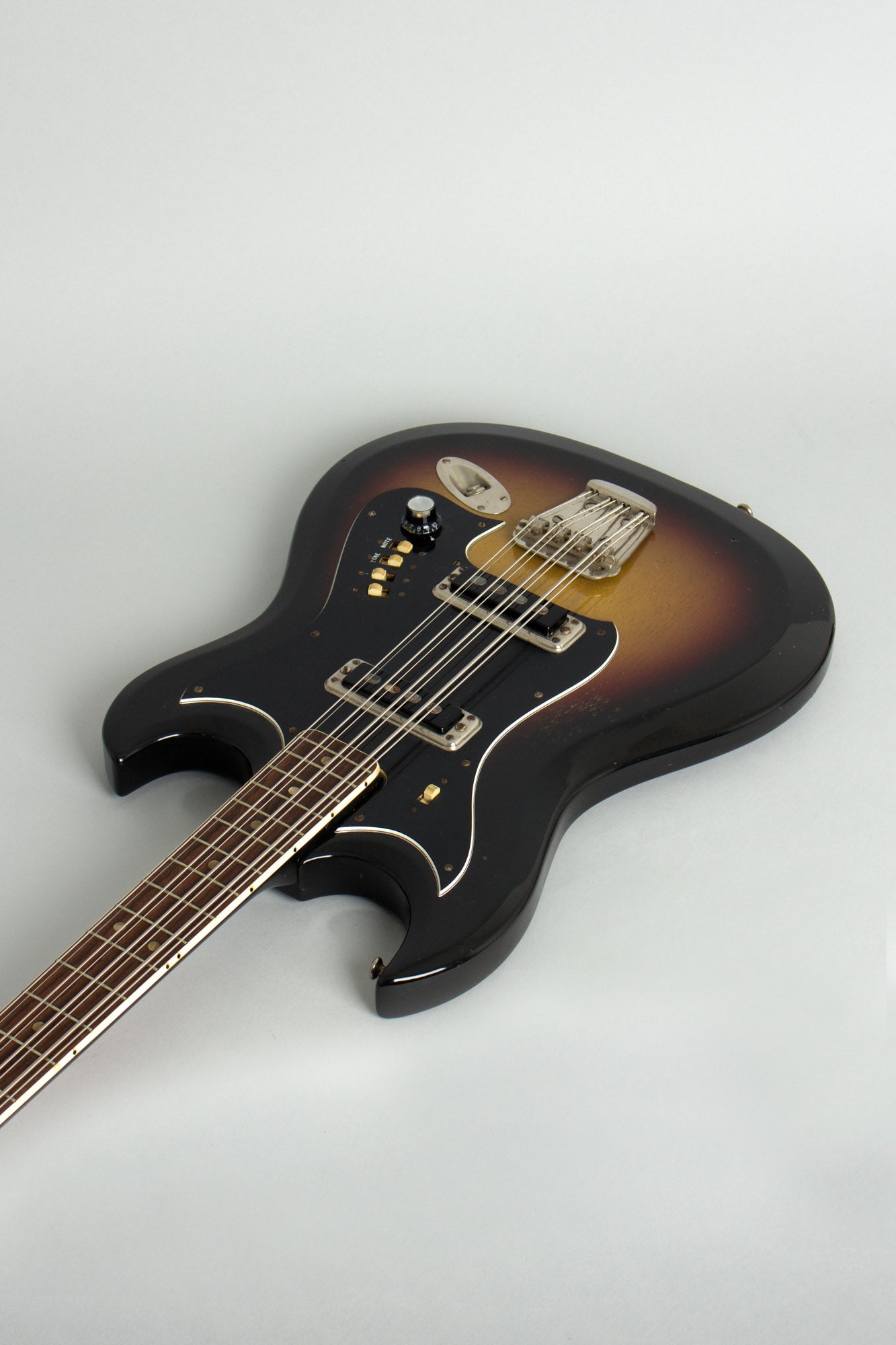 Hagstrom 8-String Bass H-8 Solid Body Electric Bass Guitar (1968)