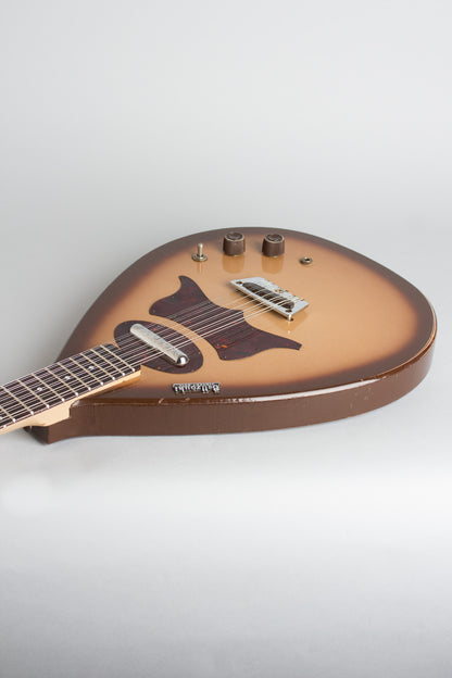 Danelectro Bellzouki Model 7010 12 String Semi-Hollow Body Electric Guitar (1965)