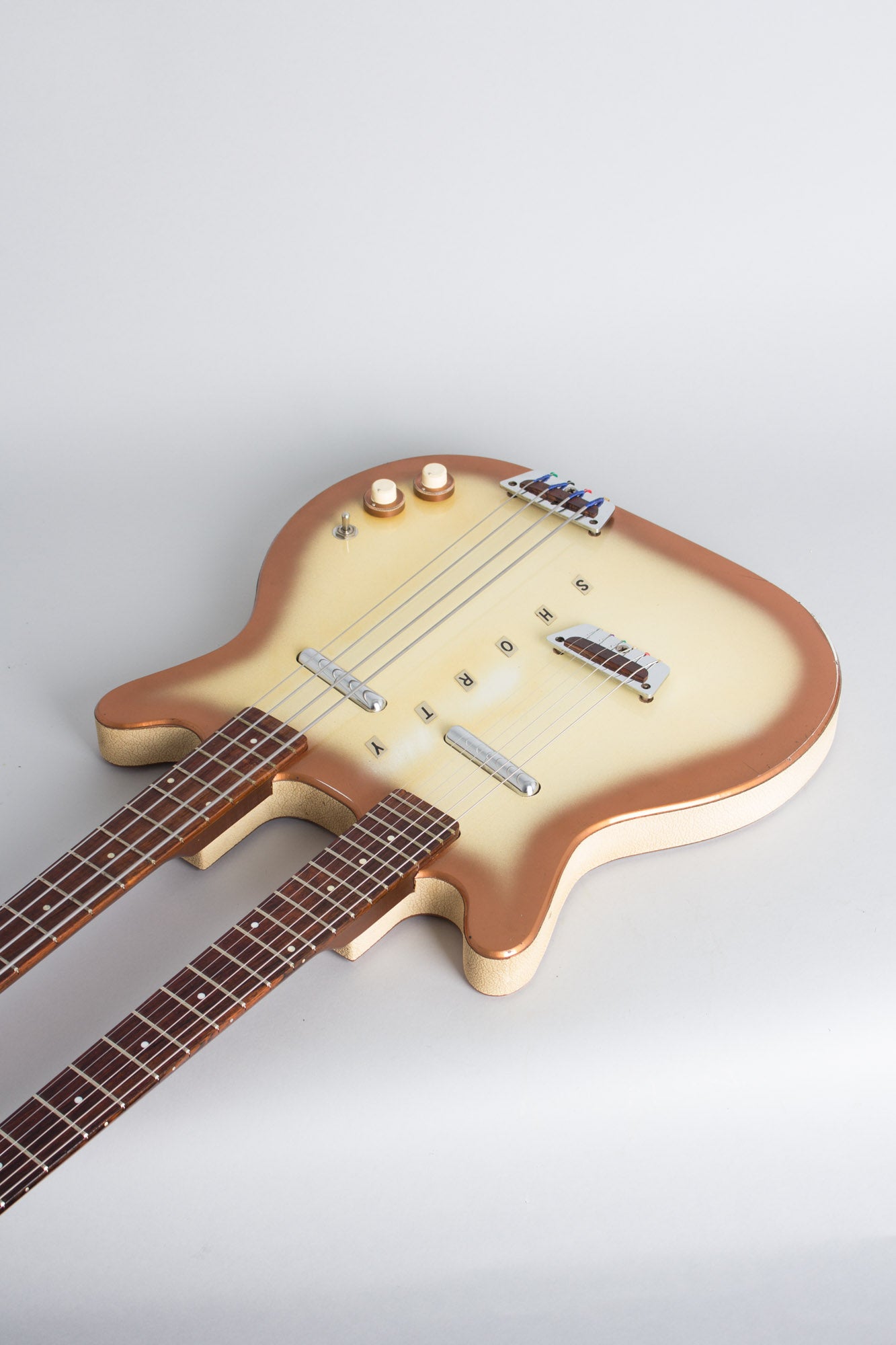 Danelectro Doubleneck Model 3923 Semi-Hollow Body Electric Guitar (1964)