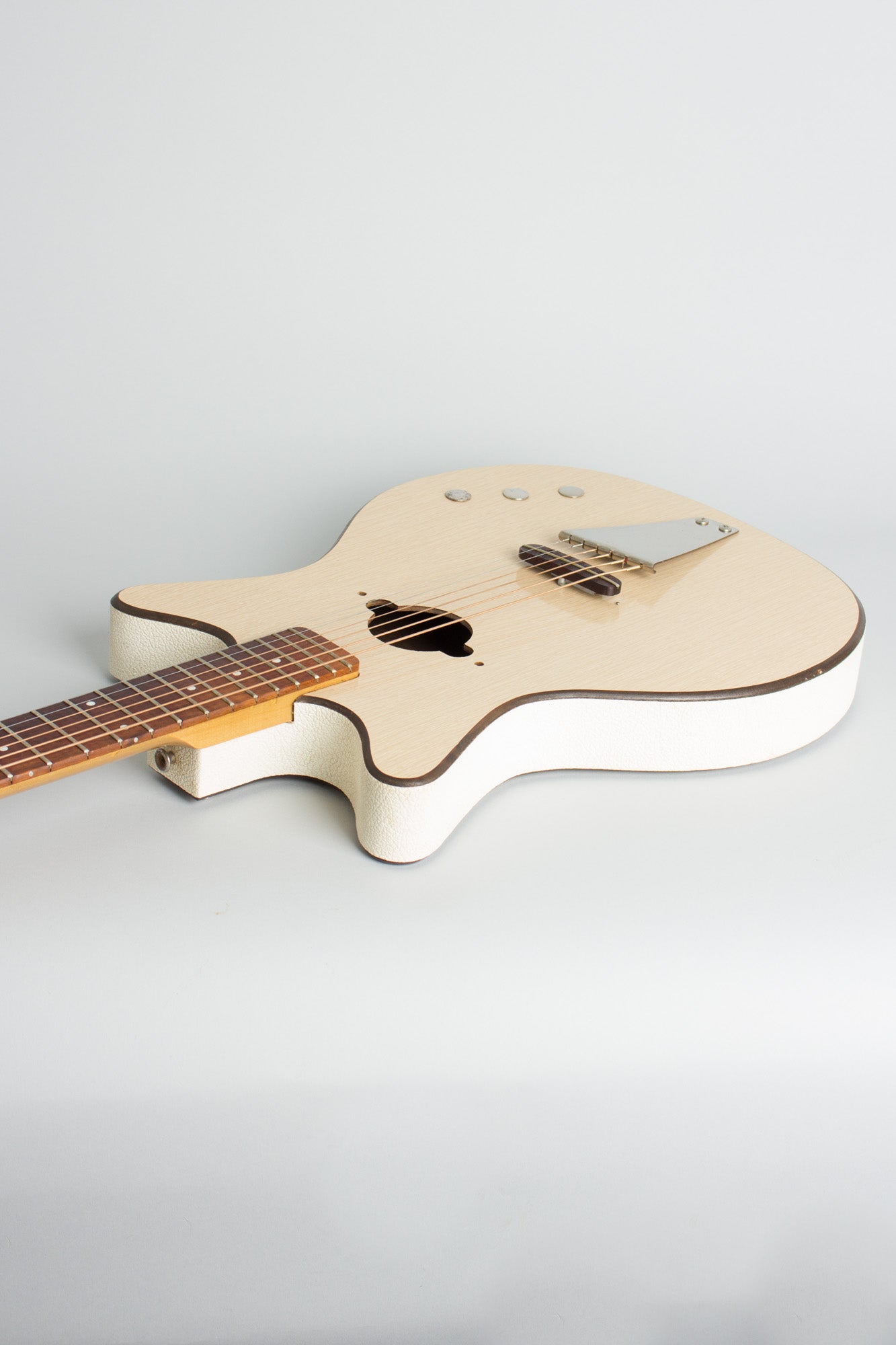 Danelectro Convertible Model 5005 owned by Vinnie Bell Flat Top Acoustic Guitar (1965)