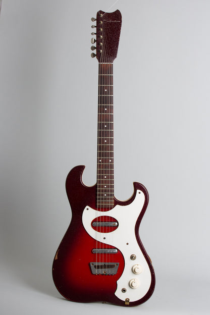 Danelectro Silvertone Model 1457 Amp-In-Case Semi-Hollow Body Electric Guitar (1965)