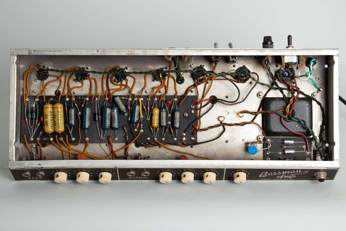 Fender Bassman 6G6-A Piggyback Tube Amplifier (1962)