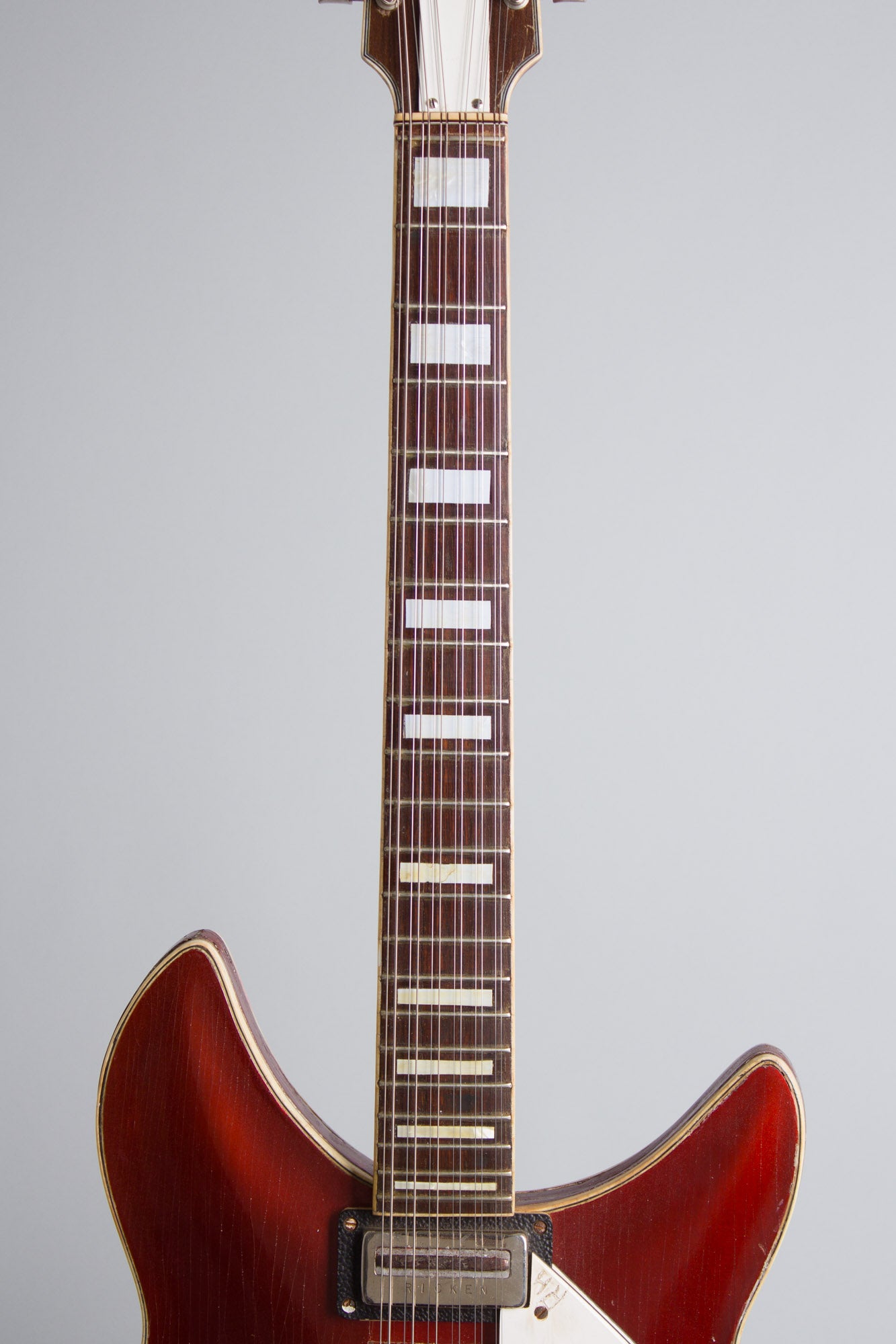 Unbranded Ricken Serviceman 12 String Semi-Hollow Body Electric Guitar (1960s)