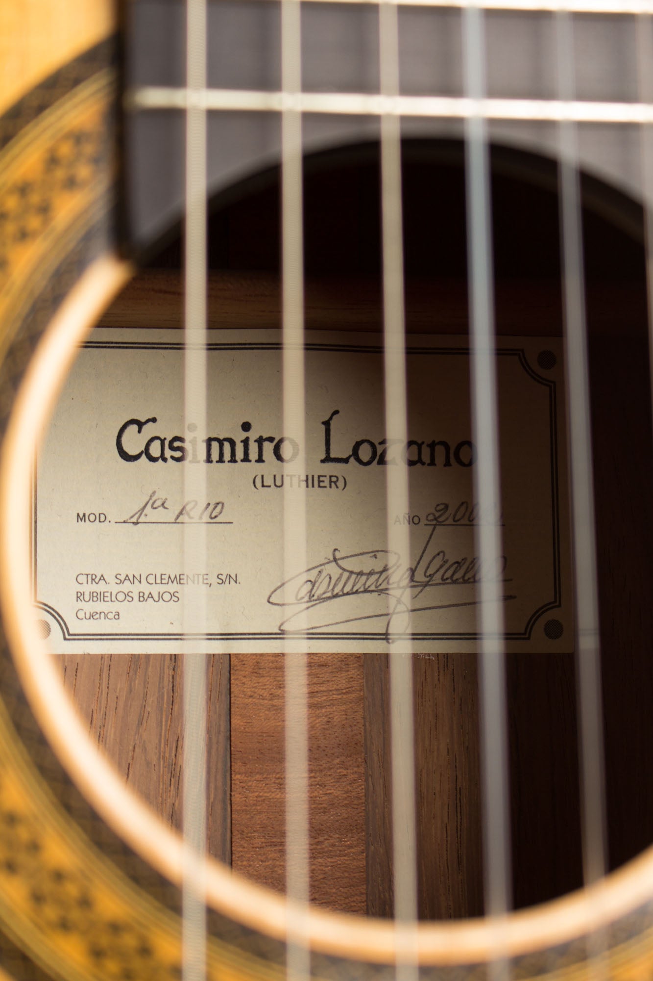 Casimiro Lozano La Rio 1A Classical Guitar (2002)
