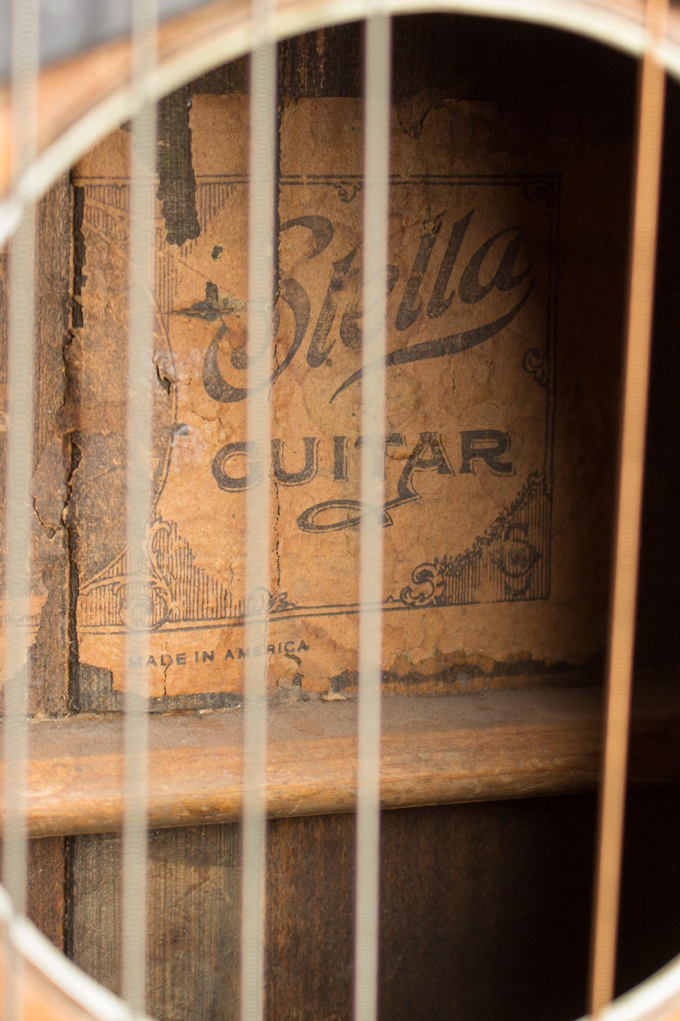 Stella Contra Bass #507DN Harp Guitar (1921)
