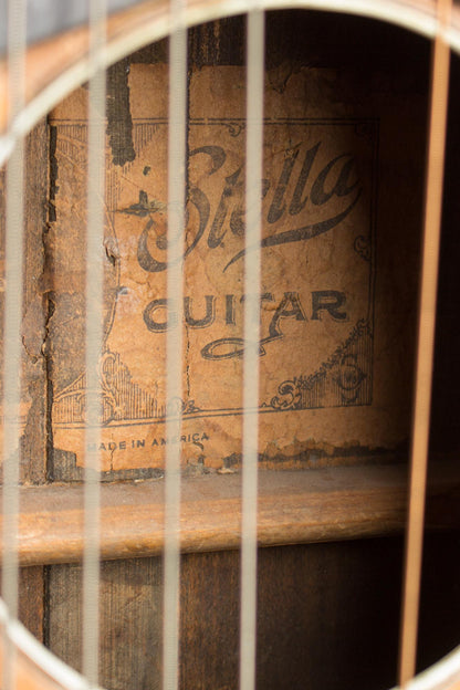 Stella Contra Bass #507DN Harp Guitar (1921)