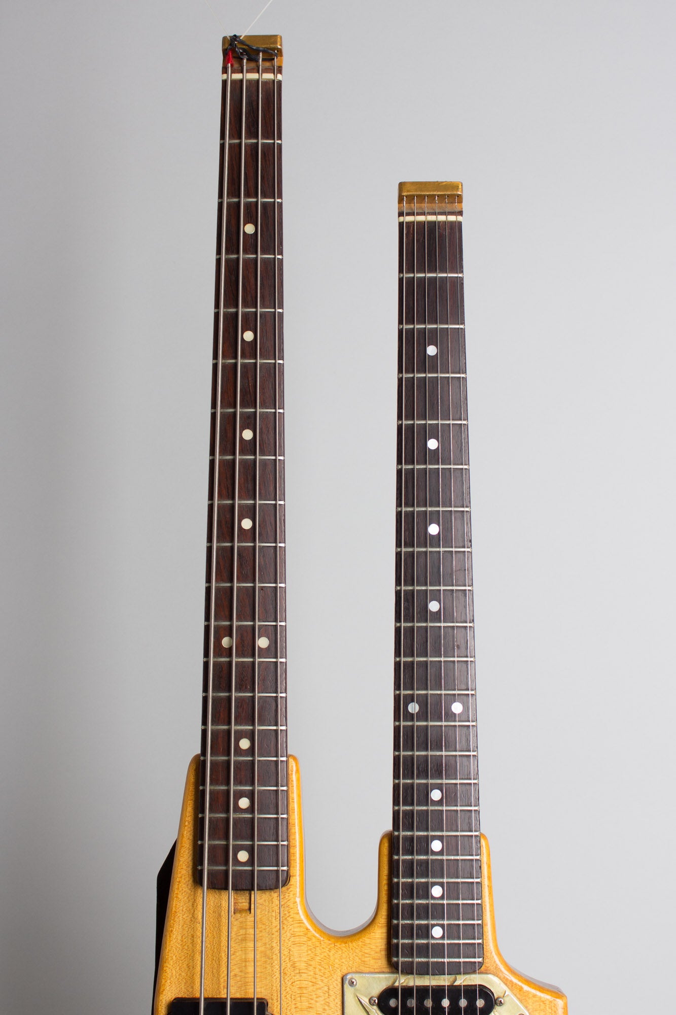 Doug Henderson Custom Double Neck built for and extensively used by Elliott Sharp Solid Body Electric Guitar (1991)