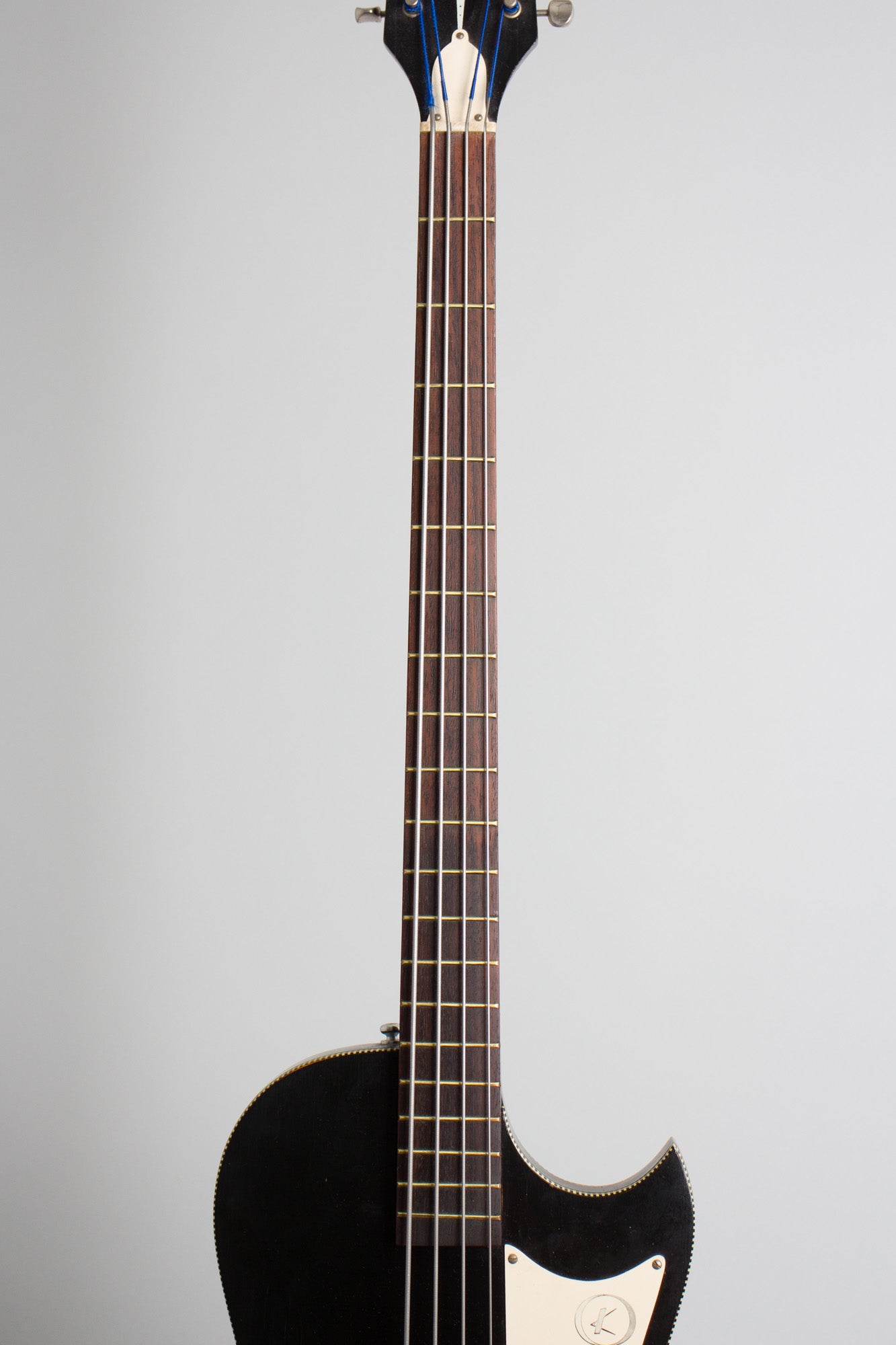 Kay K-5915 Semi-Hollow Body Electric Bass Guitar (1965)