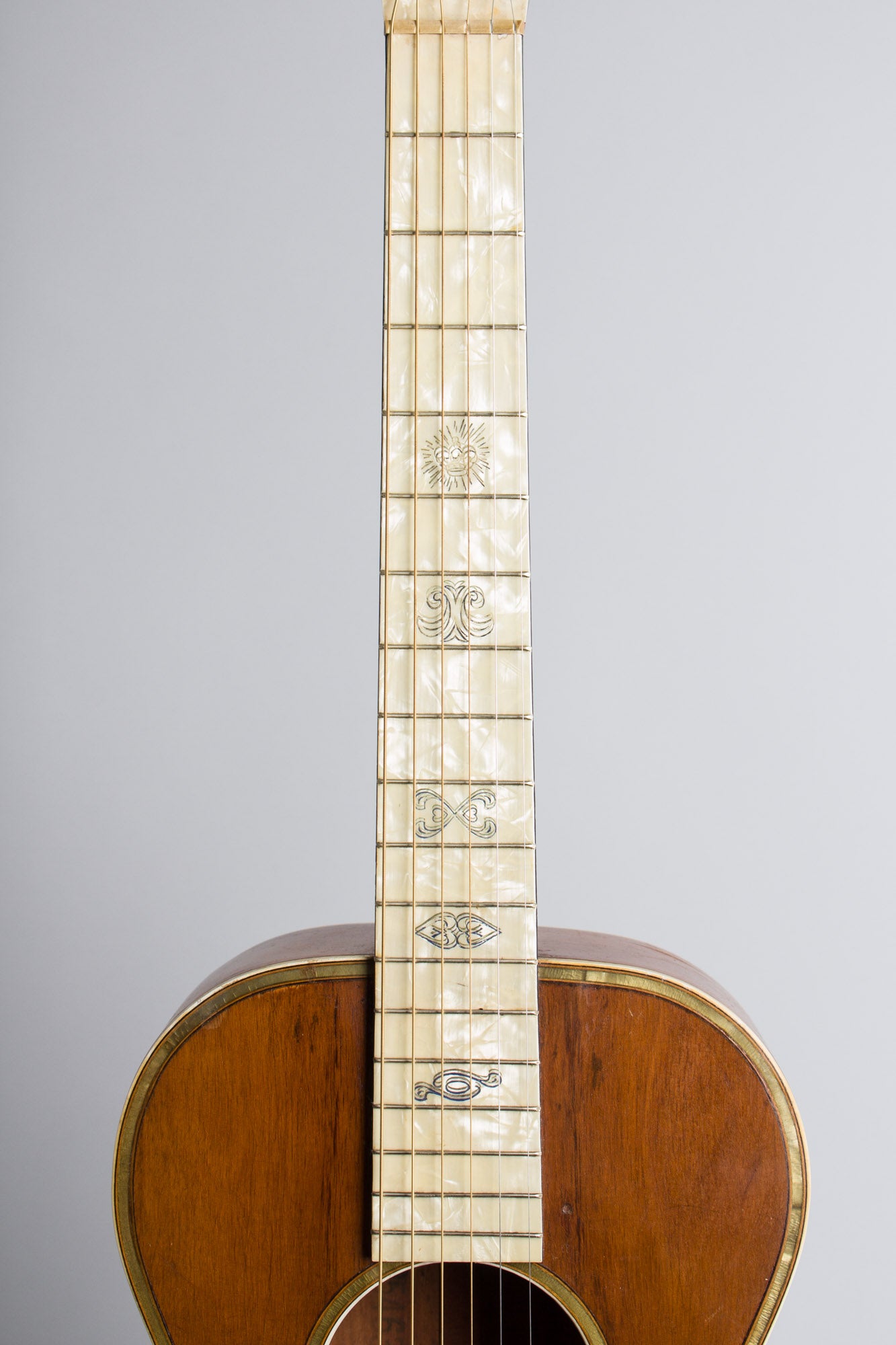 Oscar Schmidt Sovereign Standard Size Koa Flat Top Acoustic Guitar (1930)