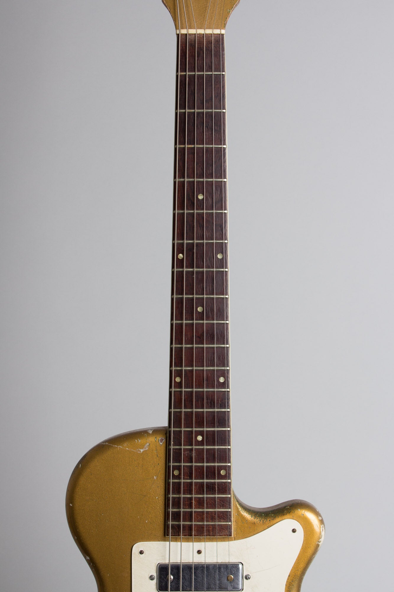 Harmony H-44 Stratotone, previously owned by Marc Ribot Solid Body Electric Guitar (1957)