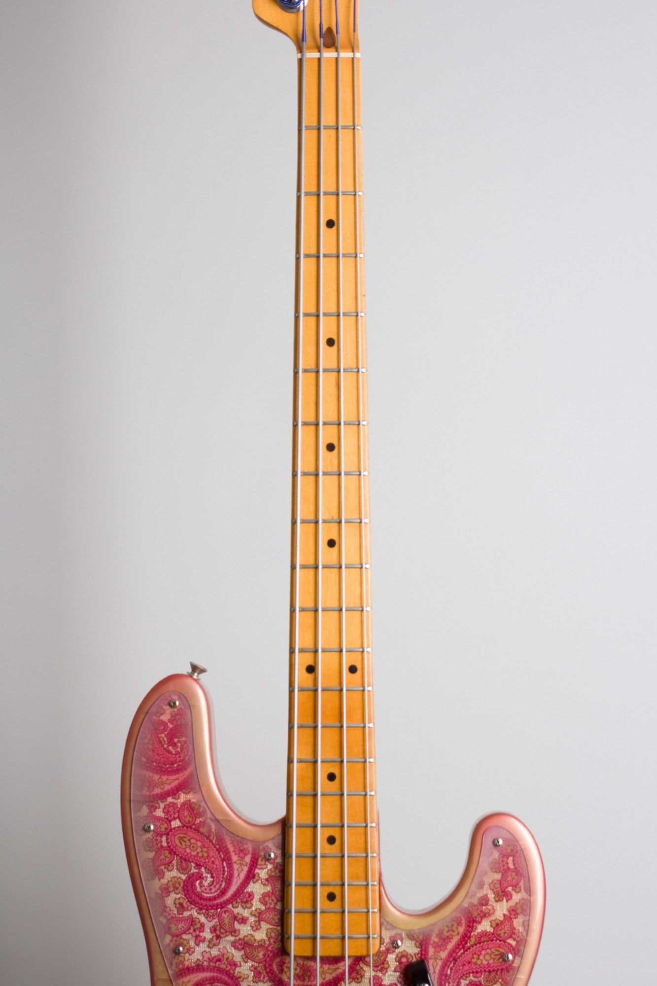 Fender Telecaster Bass Pink Paisley Solid Body Electric Bass Guitar (1968)