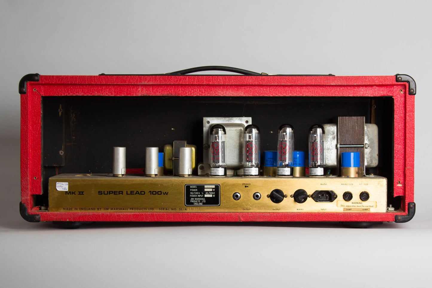 Marshall JMP Model 1959 Super Lead 100 Watt Mk II Tube Half Stack Amplifier (1977)