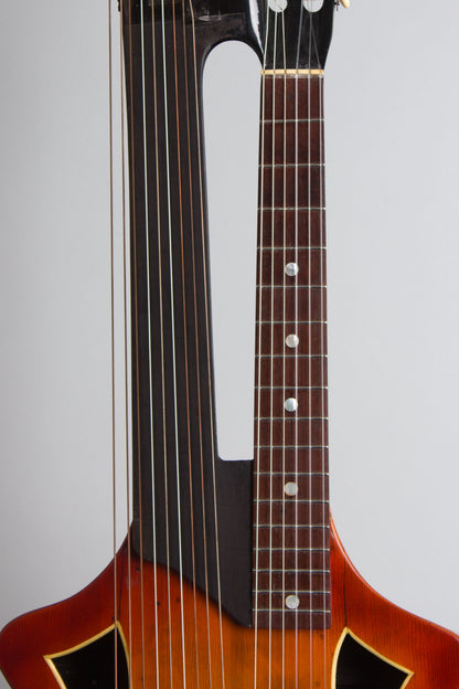 unlabelled Wappen 15 Course Contra Bass Harp Guitar (1900s)