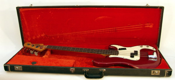Fender Precision Bass Solid Body Electric Bass Guitar (1966)