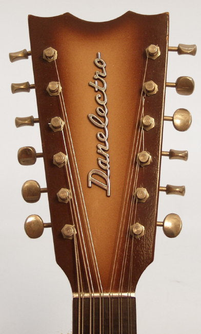 Danelectro Bellzouki 2-pickup model 7020 12 String Semi-Hollow Body Electric Guitar (1961)