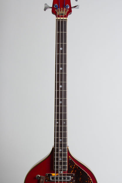Crown Violin Bass Hollow Body Electric Bass Guitar (1966)