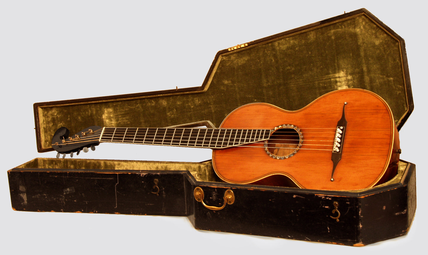 C. F. Martin Martin & Schatz ""Stauffer Style"" Romantic Guitar (1830's)