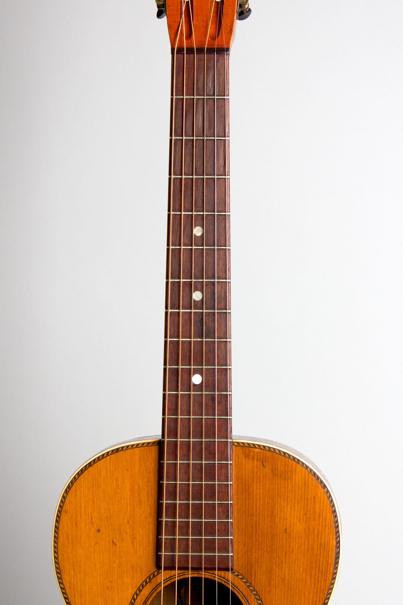 Harmony Oak Flat Top Acoustic Guitar (1920s)