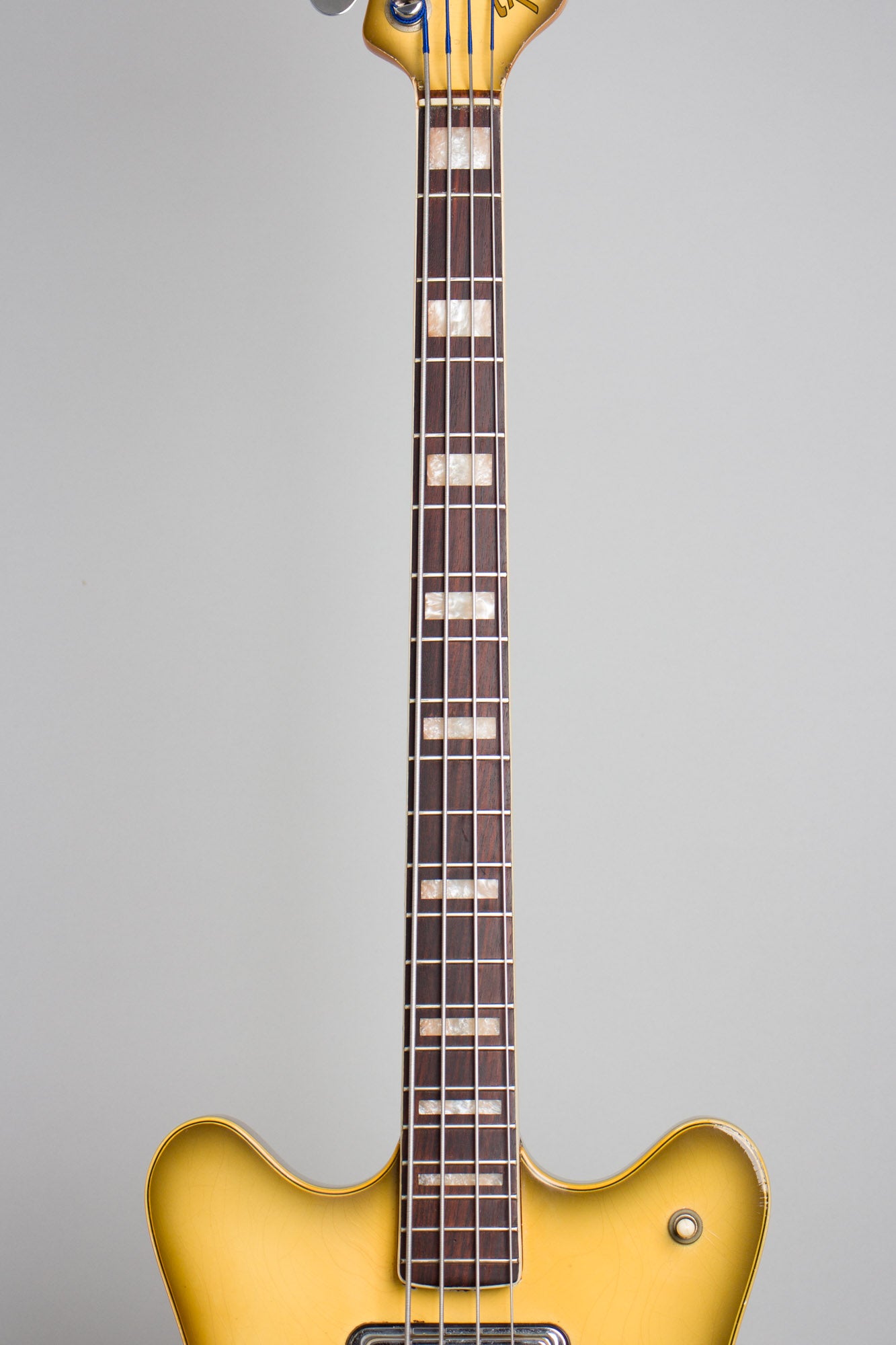 Fender Coronado Bass II Antigua Hollow Body Electric Bass Guitar (1968)