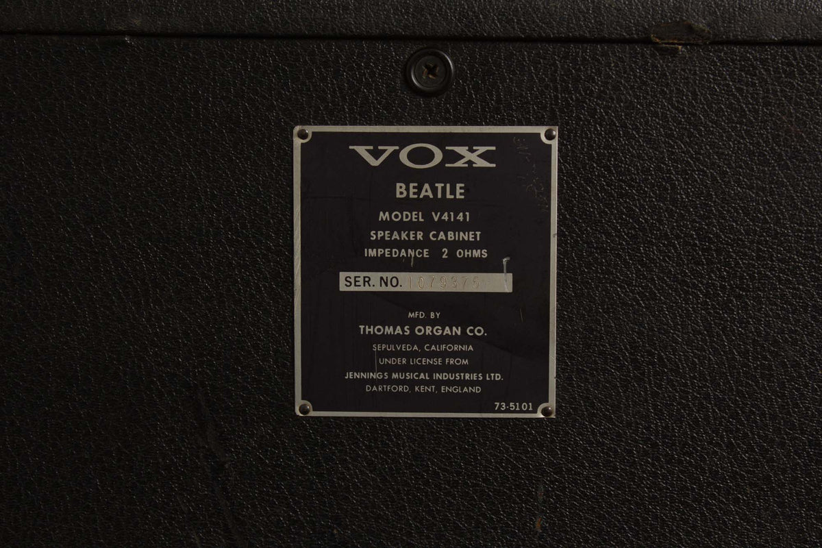 Vox Beatle/Super Beatle Solid State *LOCAL PICKUP ONLY* Head and Cabinet Amplifier (1967)