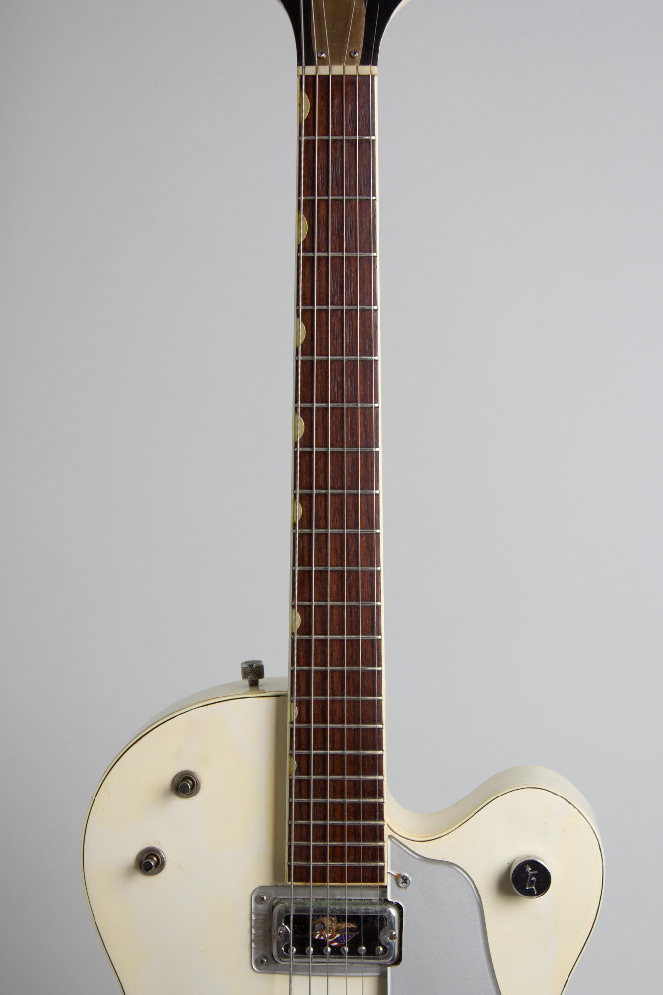 Gretsch Model 6117 Double Anniversary White Arch Top Hollow Body Electric Guitar (1968)