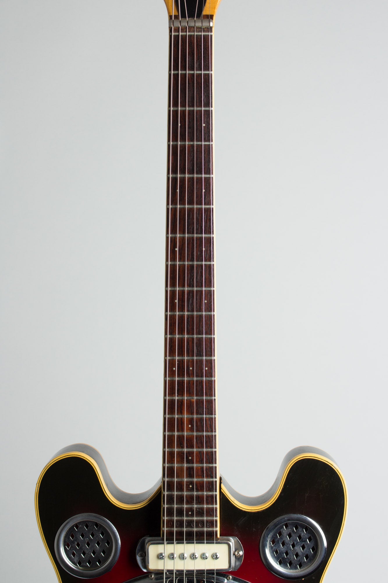 Mosrite Californian D-100 Owned and Used by Elliott Sharp Resophonic Electric Guitar (1967)