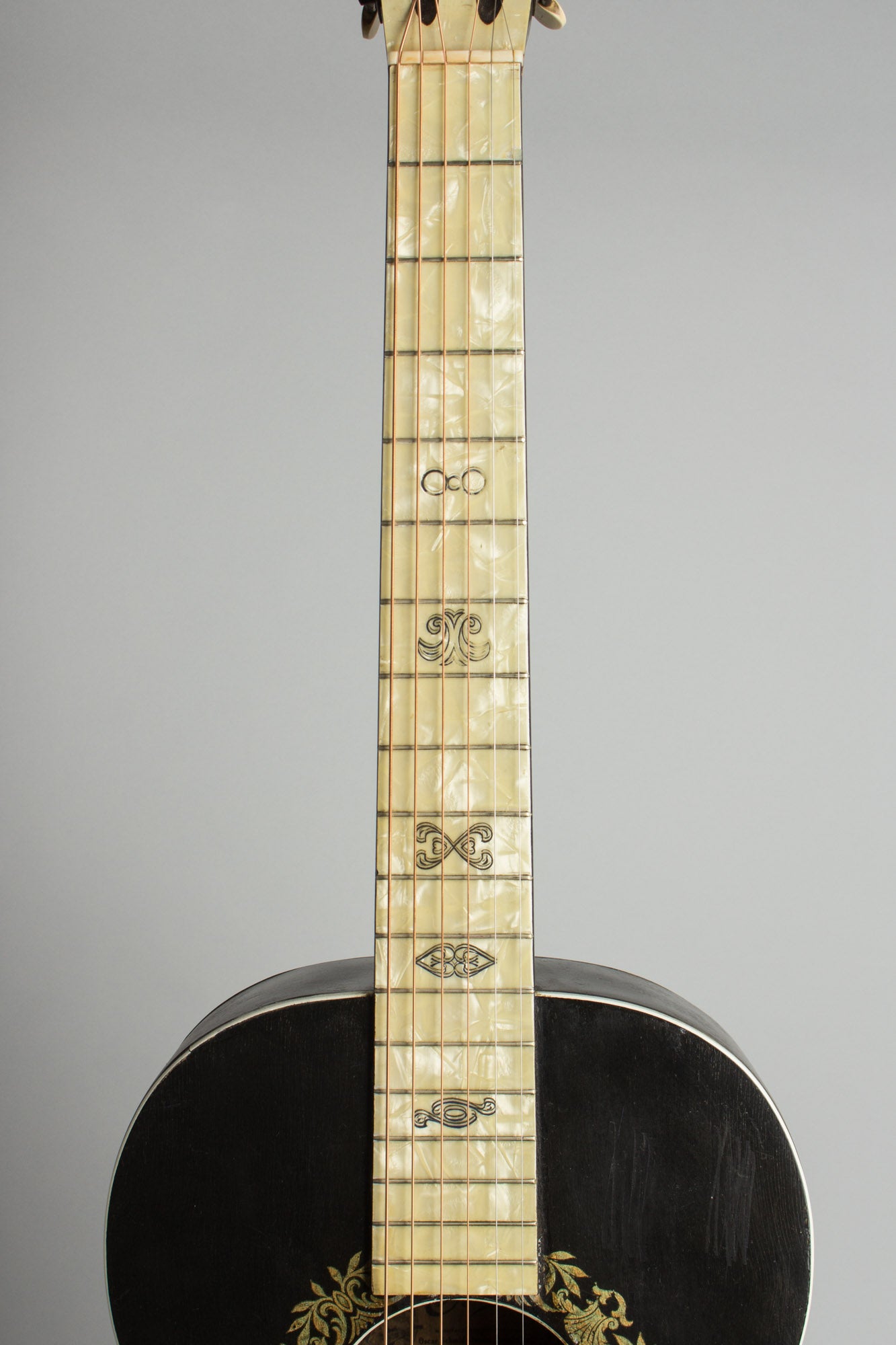 Stella Gambler Grand Concert Flat Top Acoustic Guitar (1930)