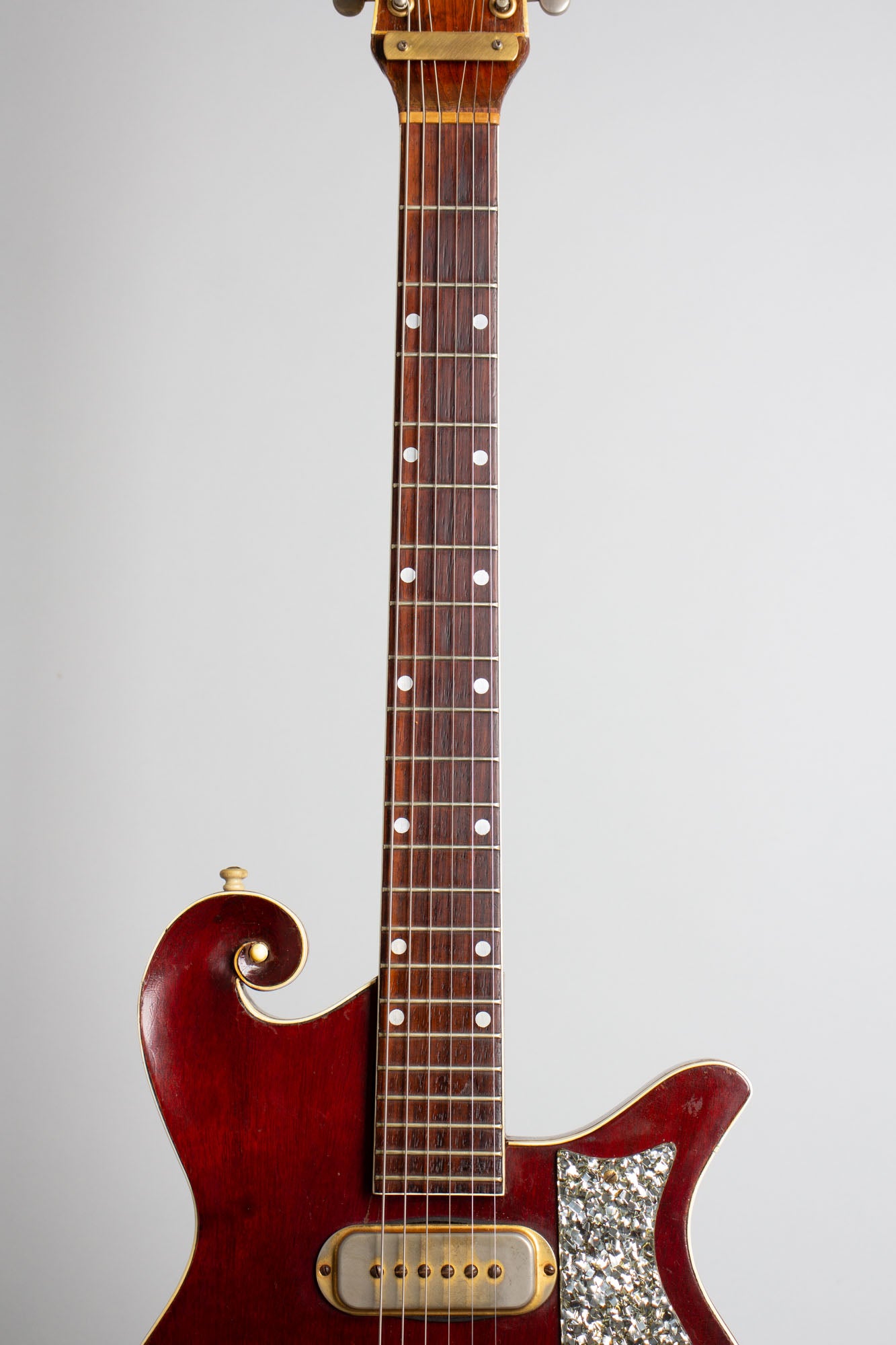 Premier Ruby Special E-722 Owned and Used by Elliott Sharp Solid Body Electric Guitar (1959)