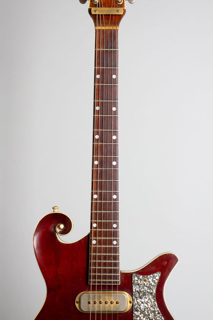 Premier Ruby Special E-722 Owned and Used by Elliott Sharp Solid Body Electric Guitar (1959)