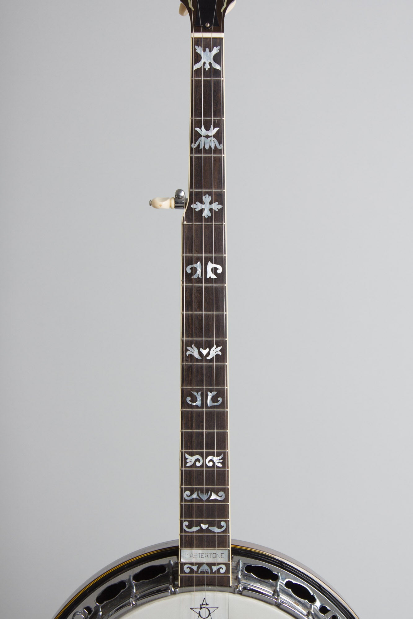 Monteleone Mastertone-style Neck on Alvarez Pot 5 String Resonator Banjo (1970/1973)