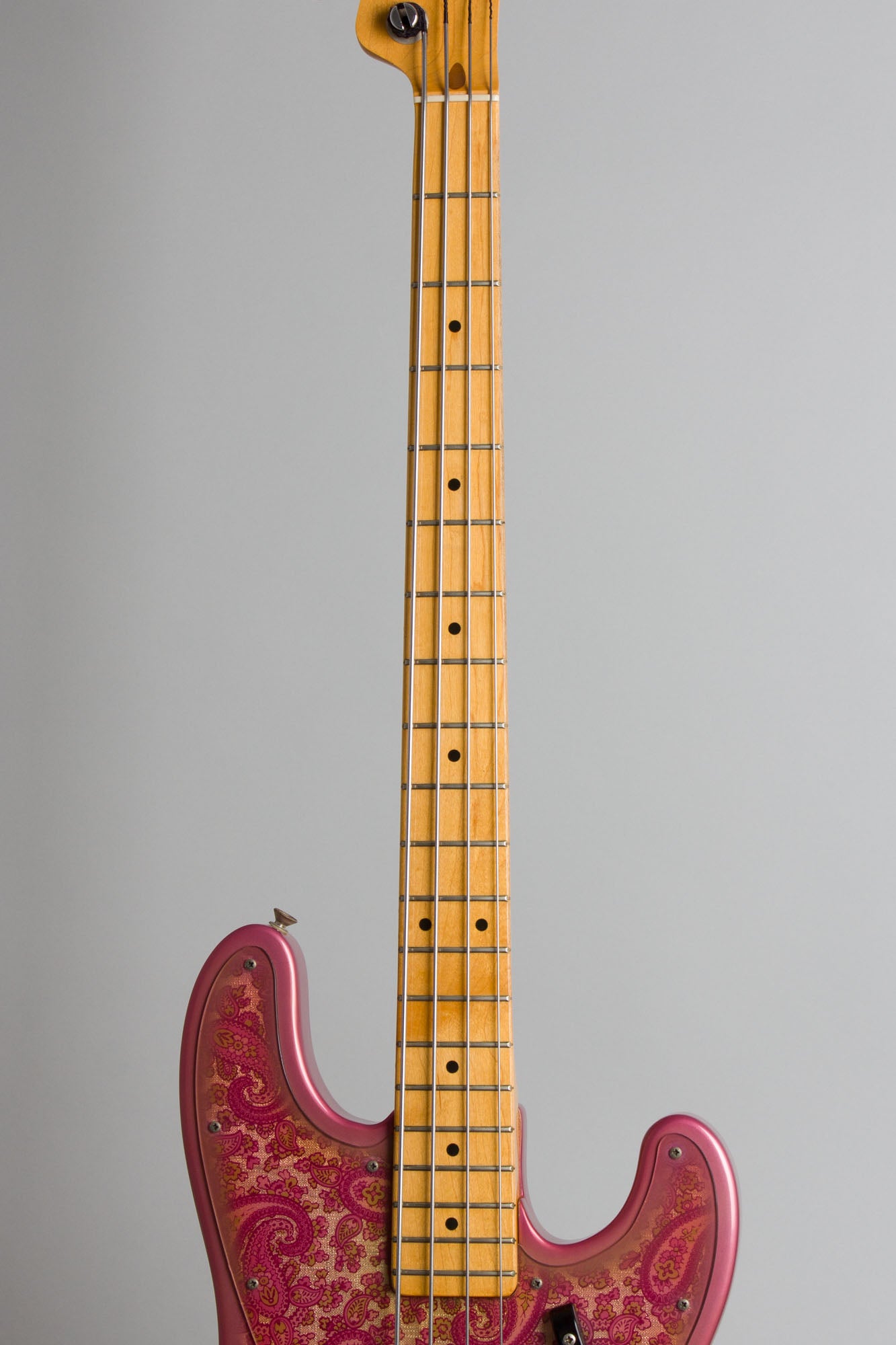 Fender Telecaster Bass Pink Paisley Solid Body Electric Bass Guitar (1968)