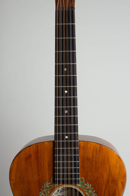 Fraulini Francesca Decal Model 12 String Flat Top Acoustic Guitar