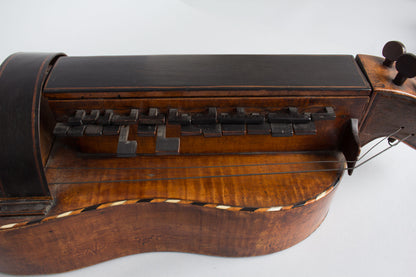 unknown Guitar Shaped 6 String Hurdy-gurdy (late 18th Century)