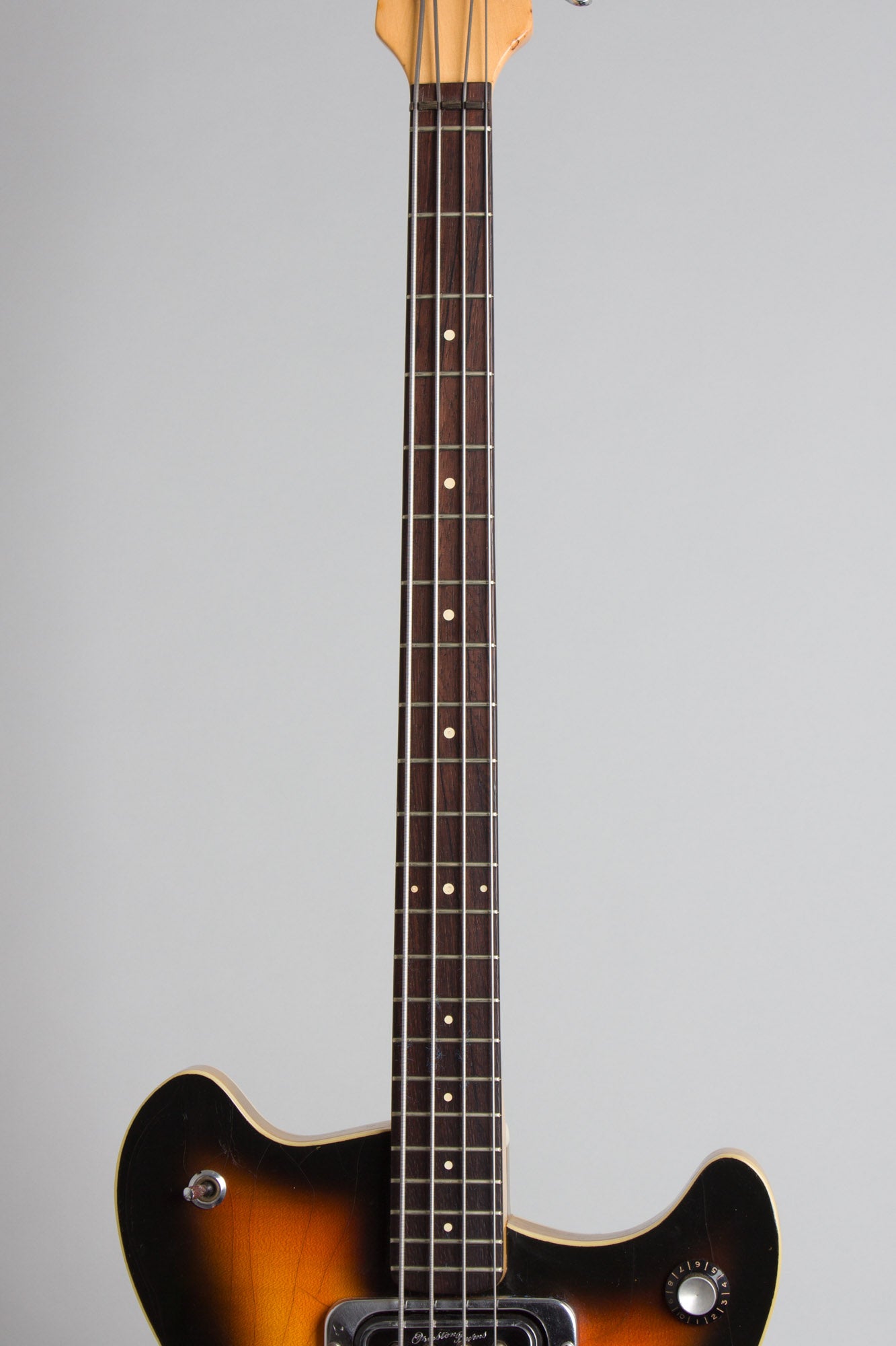 Burns Baldwin GB-66 Hollow Body Electric Bass Guitar (1966)