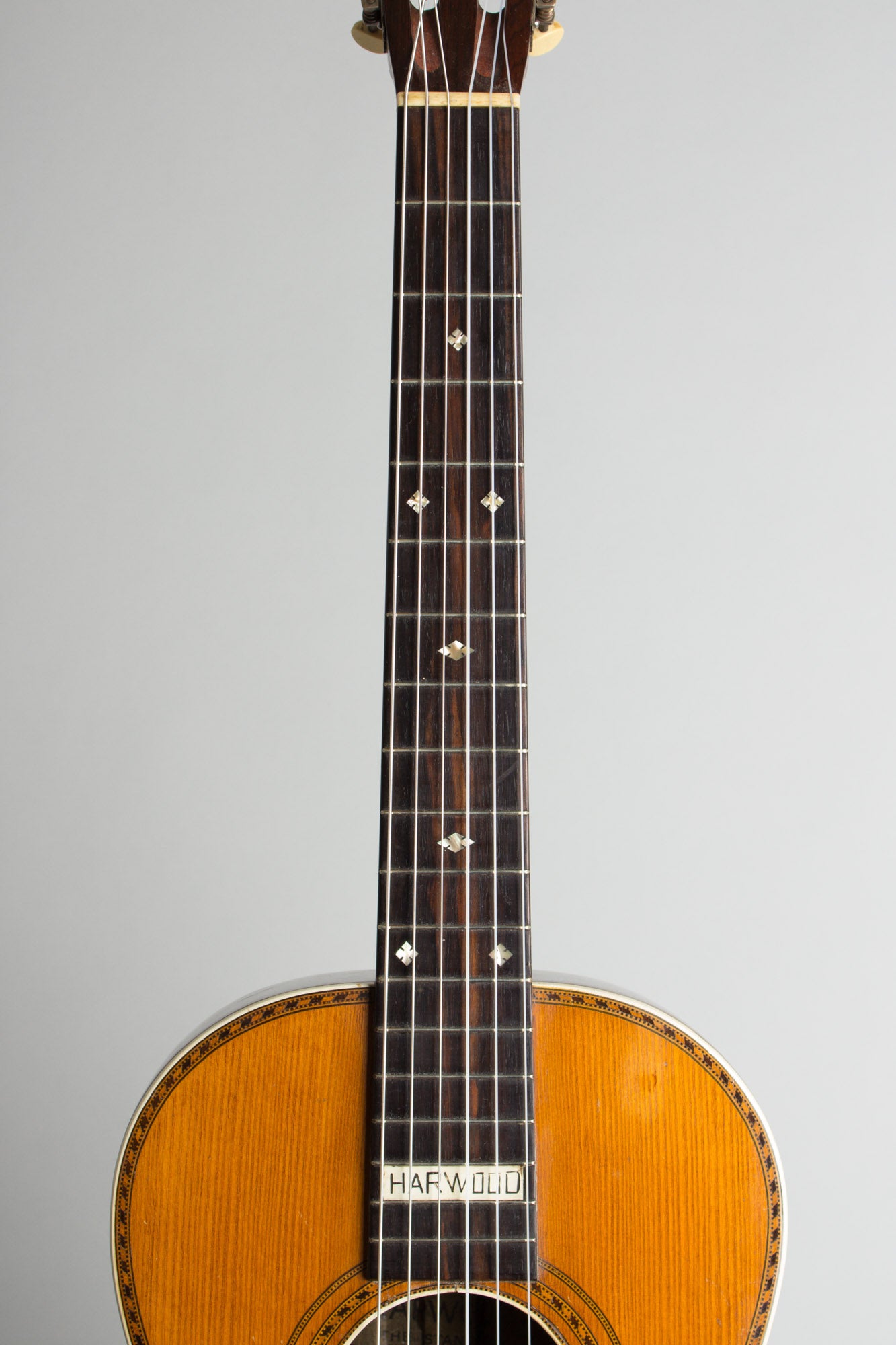 Harwood Model B-1002 Flat Top Acoustic Guitar (1918)