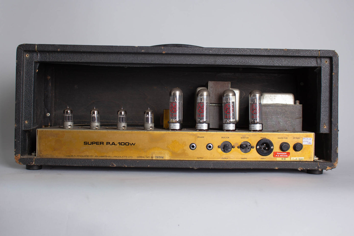 Marshall JTM Model 1968 Super PA 100 Plexi Tube Amplifier (1967)