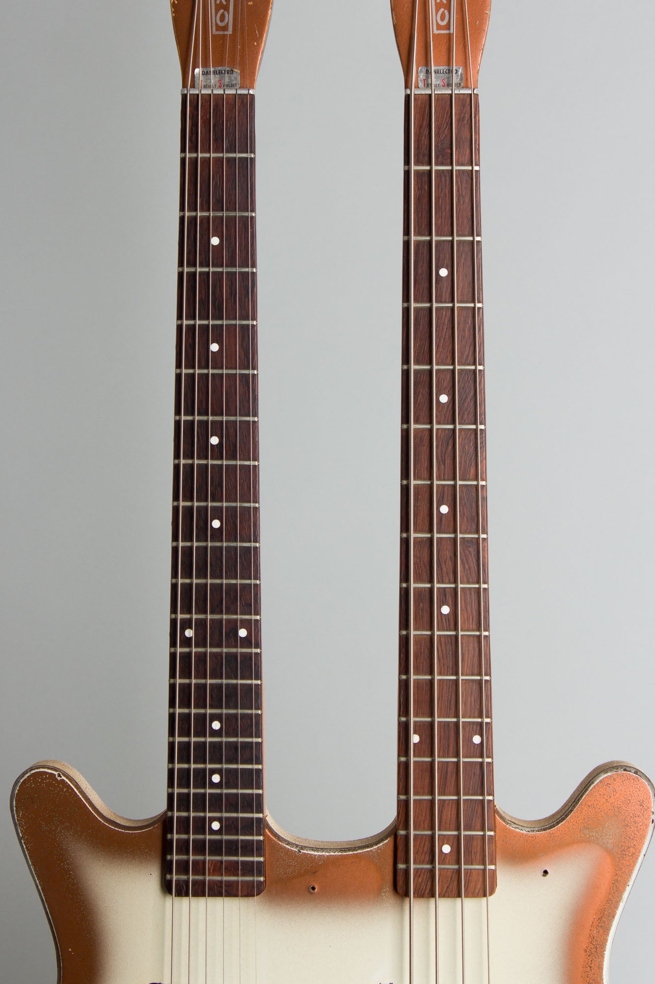 Danelectro Doubleneck Model 3923 Semi-Hollow Body Electric Guitar (1964)